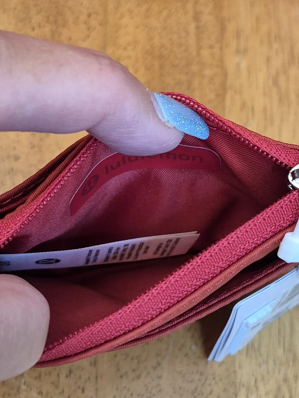 Lululemon 4-Piece Gift Set Red - Reusable Tote Card Holder Keychain Water Bottle